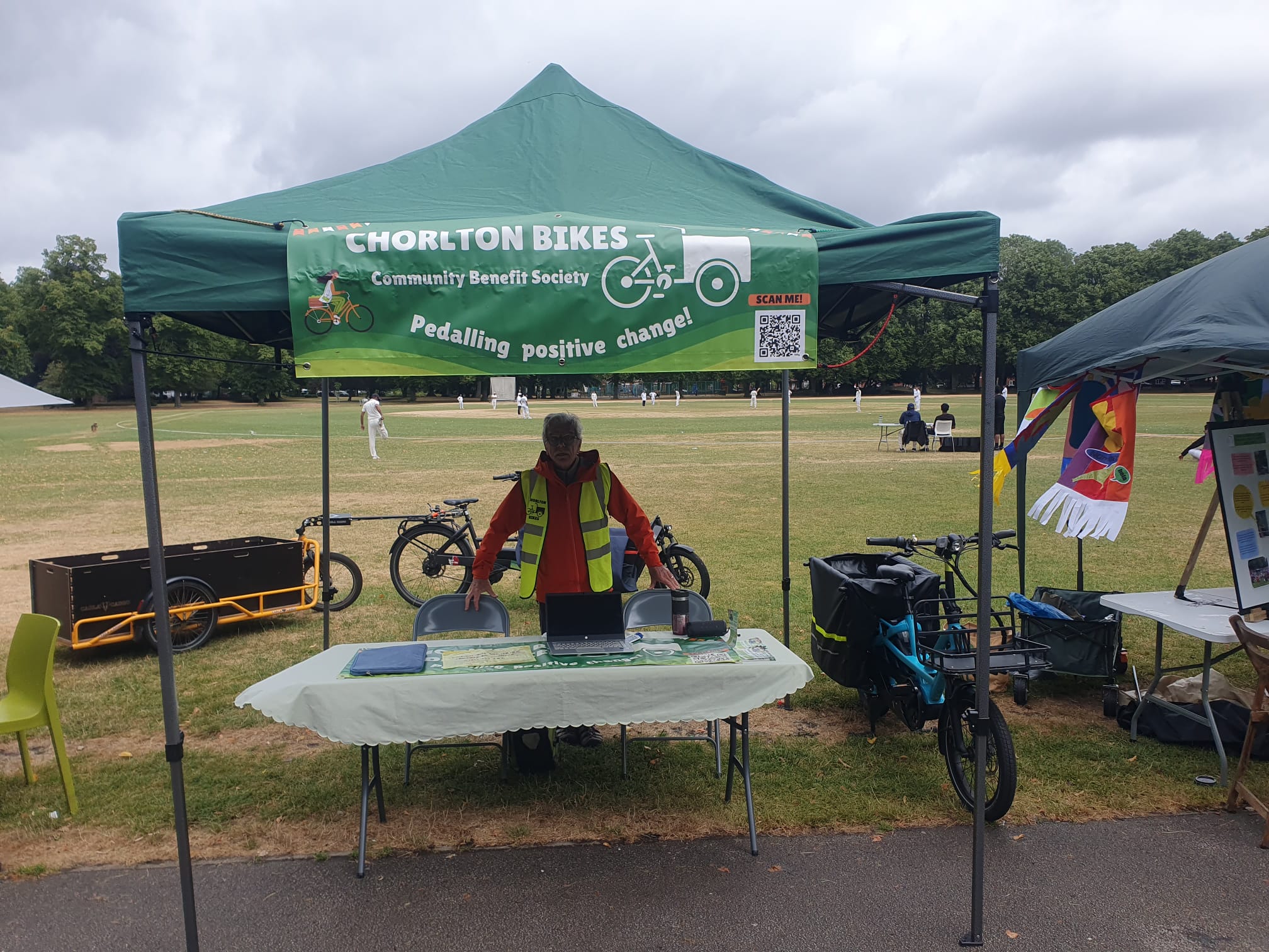 Chorlton Bikes at Green Roots, Global Voices, Cafe Bembe